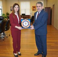 Yalova Valisi Tuğba Yılmaz’dan Yalova Üniversitesi Rektörü Prof. Dr. Suat Cebeci’ye İade-i Ziyaret