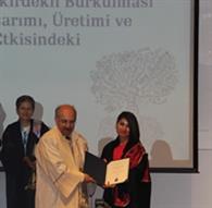 Yalova Üniversitesi Öğretim Üyesi Yrd. Doç. Dr. Çiğdem Avcı KARATAŞ  En iyi Tez Ödülünü Aldı