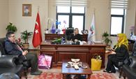 Ak Parti Yalova Dış İlişkiler Başkanı Meral Evcin Özdemir Rektörümüzü Ziyaret Etti