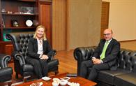 Altınova Belediye Başkanı Dr. Metin Oral Rektörümüzü Ziyaret Etti