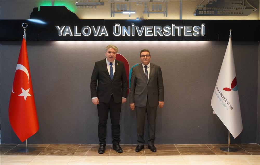 Visit to our Rector from Yalova Provincial Treasurer Seyit Tekin