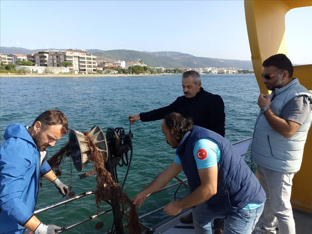 Yalova Üniversitesi ve Tarım Orman Bakanlığı İş Birliğiyle Marmara Denizi'nde Hayalet Ağ Temizliği Gerçekleştirildi