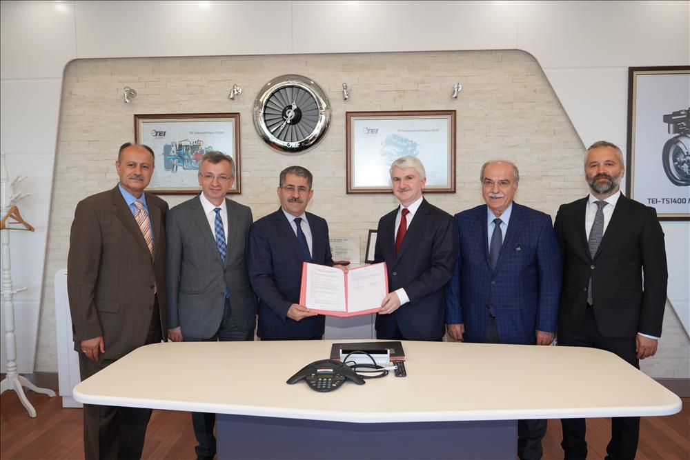 Yalova Üniversitemiz İle TEI (TUSAŞ Motor Sanayii A.Ş.) Arasında İş Birliği Anlaşması İmzalandı.