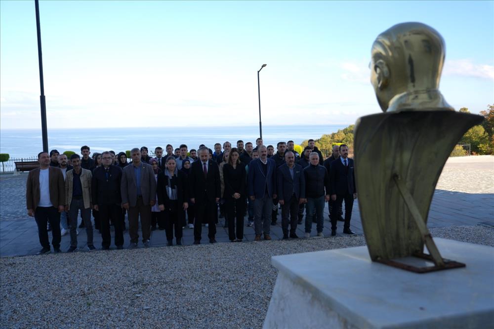 Üniversitemizde 10 Kasım Töreni Düzenlendi