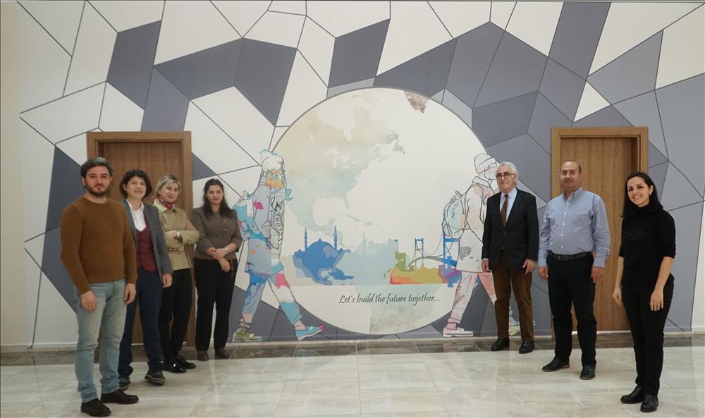 Üniversitemiz’in Uluslararasılaşma Vizyonu  Dış İlişkiler Koordinatörlüğü’nün Duvarlarına Yansıdı