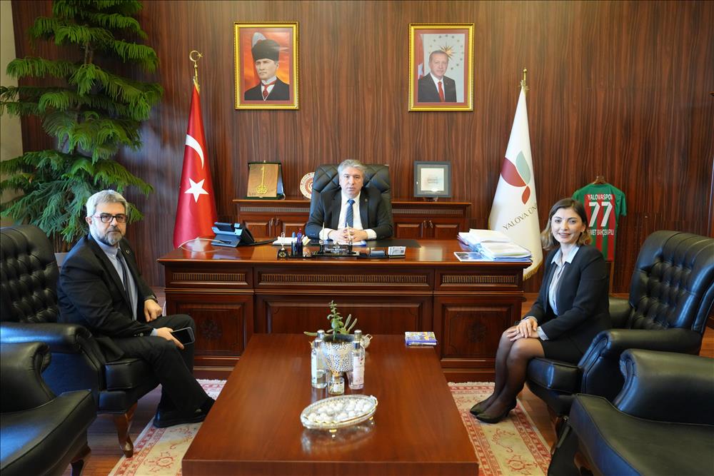 Yalova Provincial Health Director Specialist Dr. Halim Ömer Kaşıkçı's Visit to our Rector