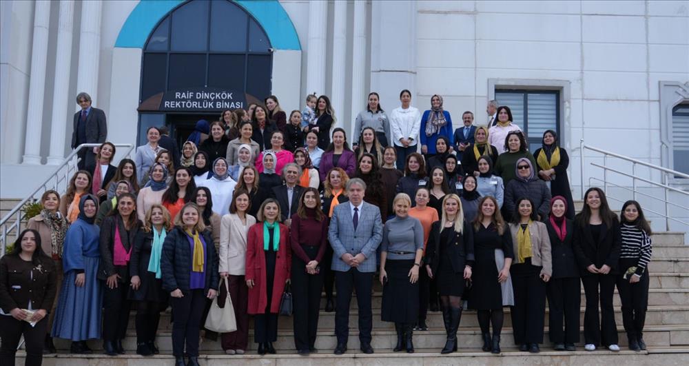 At our university, a meaningful gathering was held with the participation of our academic and administrative staff to mark International Women's Day on 8 March