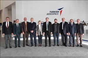 Üniversite Yönetiminden TUSAŞ’a İş Birliği Ziyareti