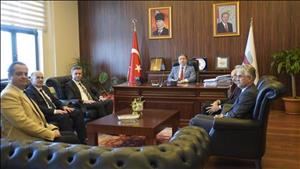 Yalova İl Milli Eğitim Müdürü Halil İbrahim Akmeşe Yalova Üniversitesini Ziyaret Etti