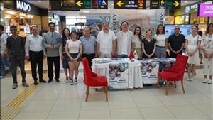 Our Rector, Prof. Dr. Mehmet Bahçekapılı, visited our university promotion event held at Yalova Star AVM on 5-6 August.