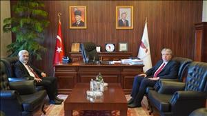 Visit to our Rector from Director of National Education Mr Yılmaz
