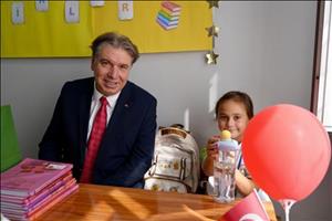 Rektörümüz Prof. Dr. Mehmet Bahçekapılı 2026-2027 Eğitim Öğretim Yılı İlköğretim Haftası açılış programına katıldı.