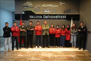Our Rector, Prof. Dr. Mehmet Bahçekapılı, received the Teknofest Club and its management in his office
