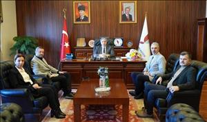 Courtesy Visit to Our Rector Mehmet Bahçekapılı from the Yalova Chamber of Certified Public Accountants