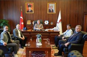 Visit from the Curling Federation to Our Rector